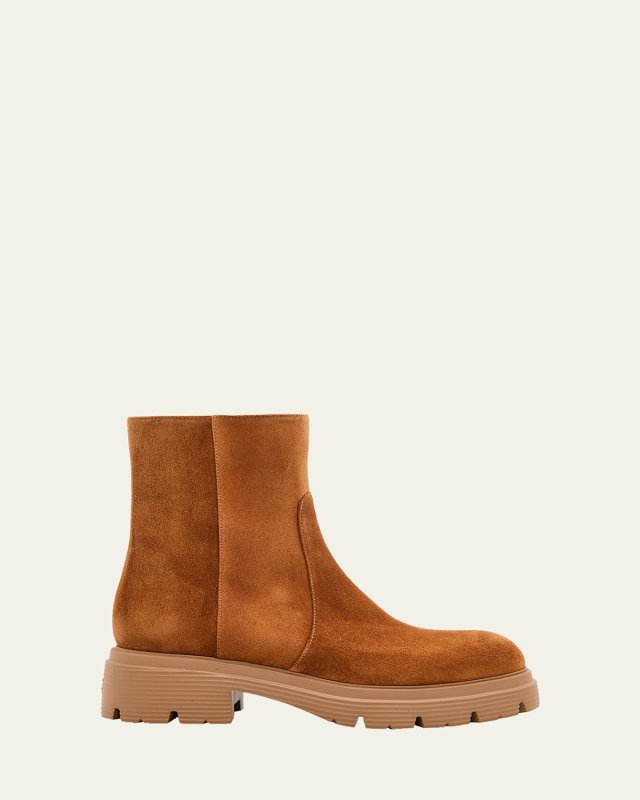 Hudson Lite Suede Zip Ankle Boots